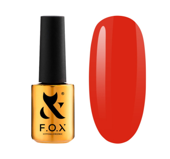 Гель-лак F.O.X Spectrum Gel Vinyl 140 Fire Red красный огонь. 7 мл (2100994287215)