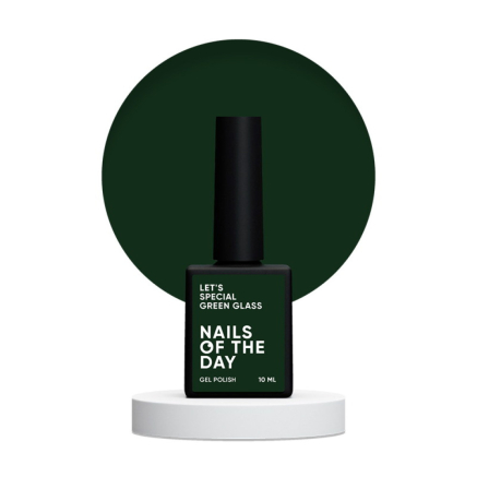 Гель-лак Nails Of The Day Lets Special Green Glass смарагдовий. 10 мл (4821302556905)