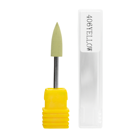 Гумова насадка для полірування (м'яка) 406 Yellow