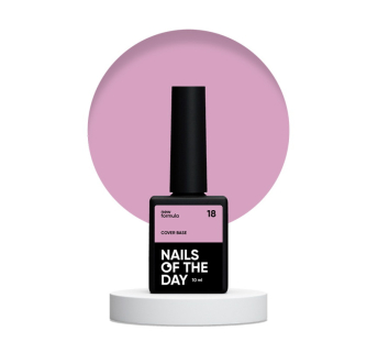 База камуфлирующая Nails Of The Day Cover Base New Formula 18 розовый 10 мл (4821822000001)