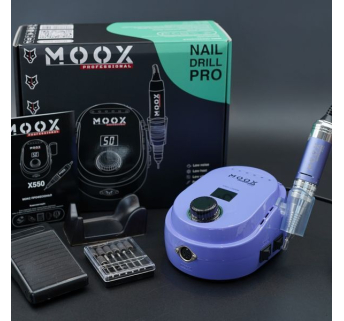 Фрезер Мокс X550 (Purple) на 50 000 об/хв. та 70W. для манікюру та педикюру