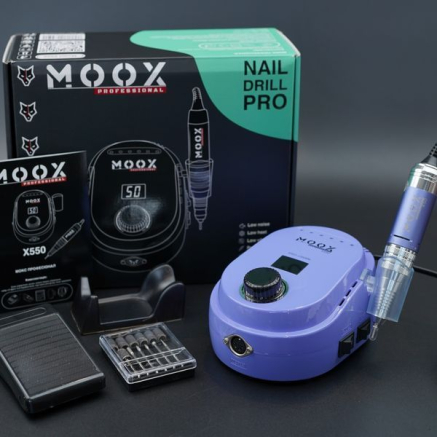 Фрезер Мокс X550 (Purple) на 50 000 об/хв. та 70W. для манікюру та педикюру