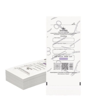 Крафт-пакети 100 х 200 мм., 100 шт. (білі) Designer