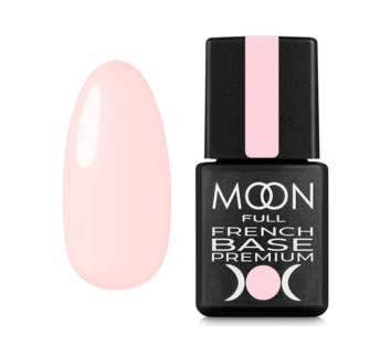 База Moon Full French Base Premium 034. бело-бежевый светлый. 8 мл (5908254191831)