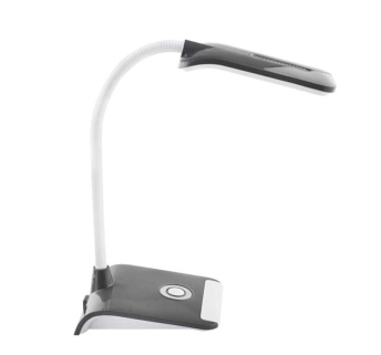 Лампа настольная Watc LED WT041 5 Вт, цвет белый с серой вставкой
