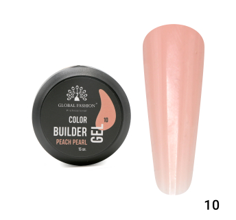 Гель для моделювання нігтів 15 гр, Color Builder Gel 10- Peach pearl