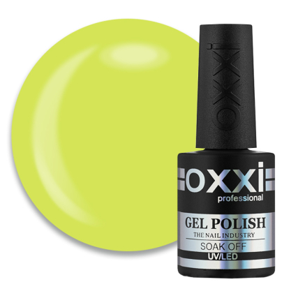 Гель-лак Oxxi Professional 324 лимонний. 10 мл (2100994220663)