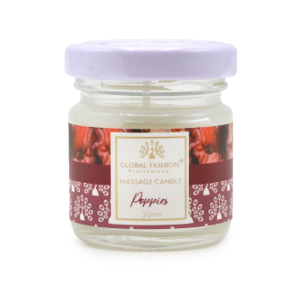 Массажная свеча Global Fashion, 30 ml, Poppies