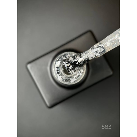 Гель лак Star gel 583 Designer (9мл.) - з пластівцями Юкі