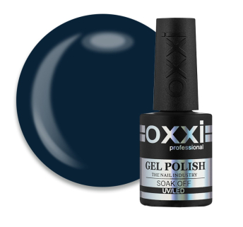 Гель-лак Oxxi Professional 121 темный серо-синий с еле заметным микроблеском. 10 мл (2000006198273)