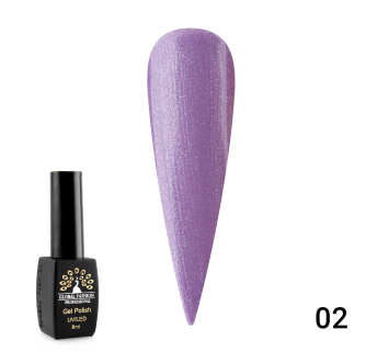Гель лак Global Fashion Summer Light + шиммер, 8 мл, 02