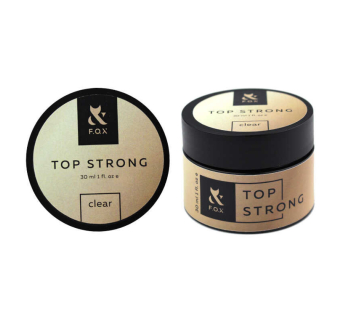 Топ для гель-лака F.O.X Top Strong Clear в баночке. 30 мл (2100994214525)