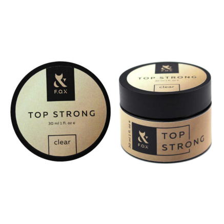 Топ для гель-лака F.O.X Top Strong Clear в баночке. 30 мл (2100994214525)