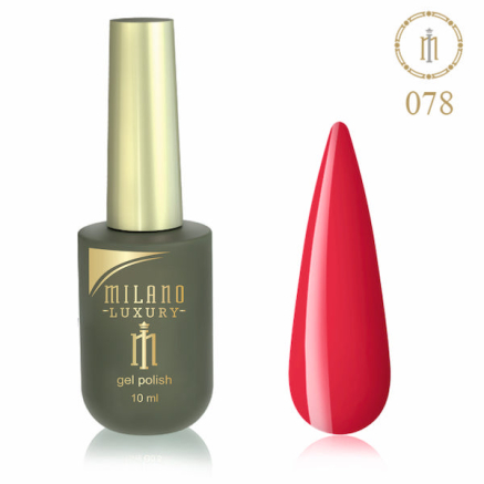 Гель лак MILANO LUXURY 10 мл № 078 (Рябиновый)