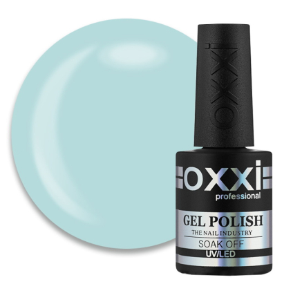 Гель-лак Oxxi Professional 166 светлый бирюзовый. 10 мл (2000006198655)