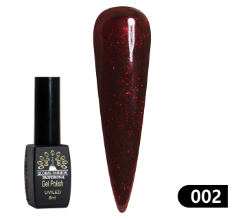 Гель лак BLACK ELITE 002, Global Fashion 8 мл