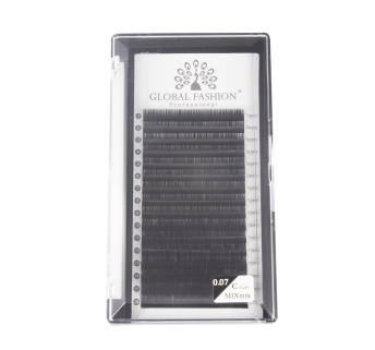 Набір стрічкових вій Global Fashion Premium Lashes мікс (7-12 мм) C 0.07