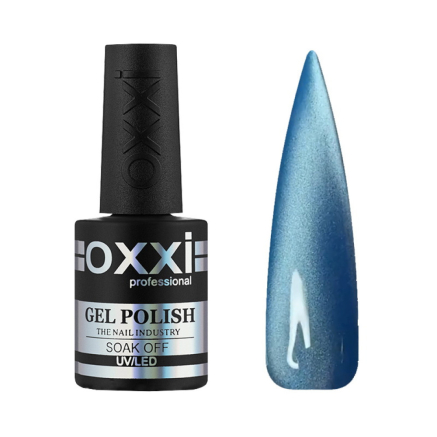 Гель-лак Oxxi Professional Summer Silk Cat 005 сине-голубой с перламутром 10 мл (2100994317776)