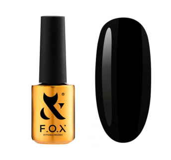 Гель-лак F.O.X Spectrum Gel Vinyl 002 Infinity черный. 7 мл (2100994232482)