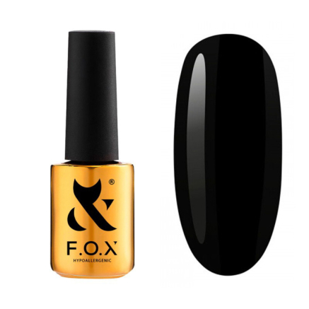 Гель-лак F.O.X Spectrum Gel Vinyl 002 Infinity. чорний. 7 мл (2100994232482)