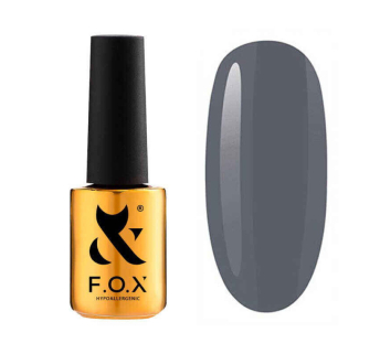 Гель-лак F.O.X Spectrum Gel Vinyl 012 Honest. насичений сірий. 7 мл (2100994232581)