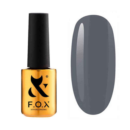 Гель-лак F.O.X Spectrum Gel Vinyl 012 Honest. насичений сірий. 7 мл (2100994232581)