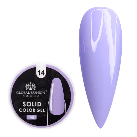 Гель-фарба підвищеної густини, Solid color gel 5 гр, 14