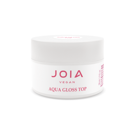Топ для гель-лаку Aqua Gloss Top No Wipe, глянцевий, JOIA vegan, 50 мл