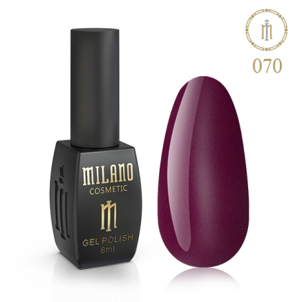 Гель лак MILANO 8 мл № 070 (Ягодное варенье)
