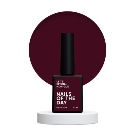 Гель-лак Nails Of The Day Lets Special Red Collection Monique темно-сливовий 10 мл (4822840000004)