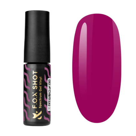 Гель-лак F.O.X Shot Spectrum Gel Vinyl 030 Selfish рожева фуксія. 5 мл (2100994249176)