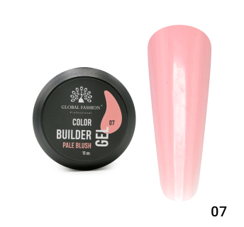 Гель для моделювання нігтів 15 гр, Color Builder Gel 07- Pale blush