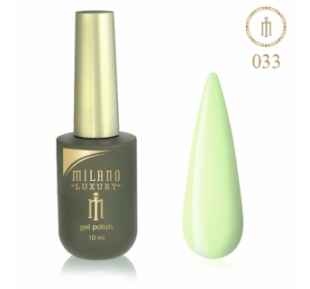 Гель лак MILANO LUXURY 10 мл № 033 (Желтый)