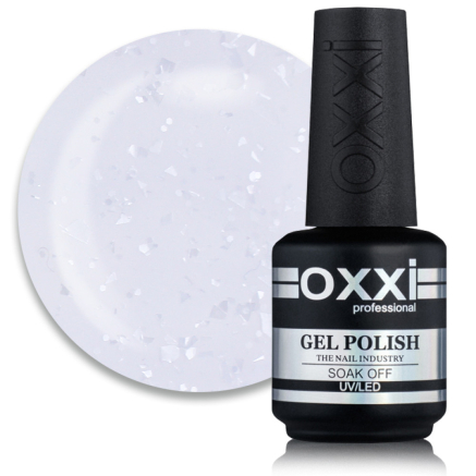 База кольорова Oxxi Professional Rafinad Base 012. молочний з пластівцями поталі і блискітками. 15 мл (2100994272181)