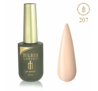 Гель лак MILANO LUXURY 10 мл № 207 (Кукурузный шелк)