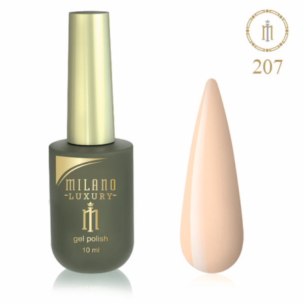 Гель лак MILANO LUXURY 10 мл № 207 (Кукурузный шелк)