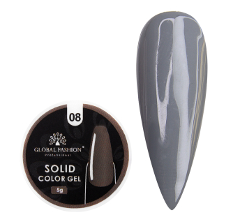 Гель-краска повышенной плотности, Solid color gel 5 гр, 08