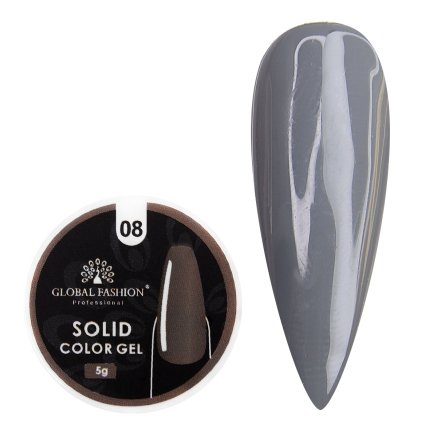 Гель-фарба підвищеної густини, Solid color gel 5 гр, 08