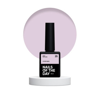 База камуфлирующая Nails Of The Day Cover Base New Formula 25 нежно-розовый 10 мл (4823820530009)