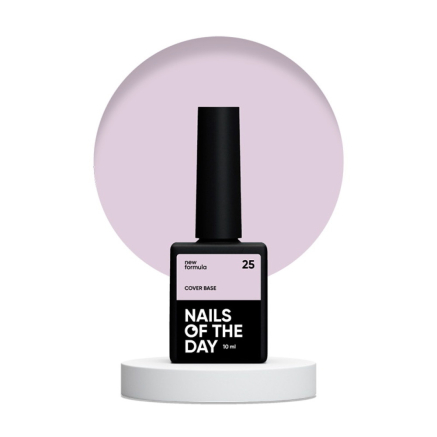 База камуфлирующая Nails Of The Day Cover Base New Formula 25 нежно-розовый 10 мл (4823820530009)