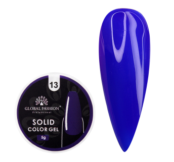Гель-краска повышенной плотности, Solid color gel 5 гр, 13
