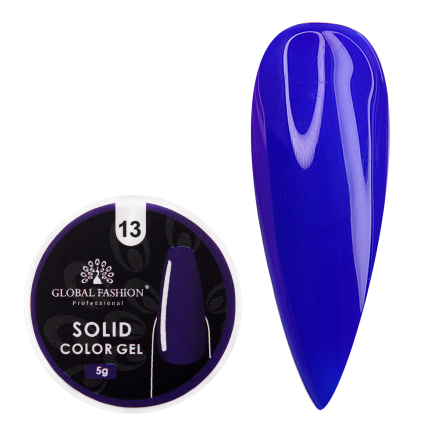 Гель-фарба підвищеної густини, Solid color gel 5 гр, 13