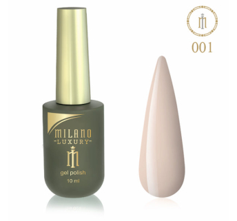 Гель лак MILANO LUXURY 10 мл № 001 (Пыльный опал)