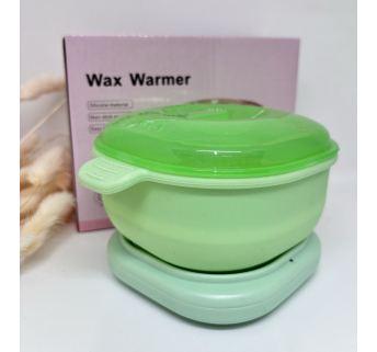 Воскоплав Wax Warmer силикон, зелёный цвет