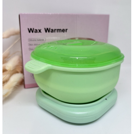 Воскоплав Wax Warmer силикон, зелёный цвет
