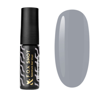 Гель-лак F.O.X Shot Spectrum Gel Vinyl 011 Apologize серый. 5 мл (2100994249008)