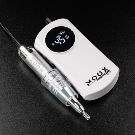 Фрезер Мокс IX10 (White) на акуммуляторі 45 000 об/хв. та 35 W. для манікюру та педикюру