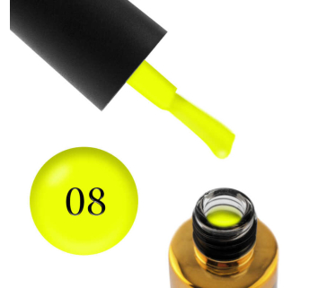 Гель-лак F.O.X Pigment 008 лимонно-жовтий, 7 мл (4340219)