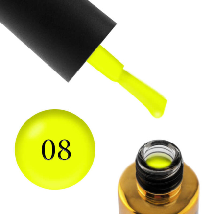 Гель-лак F.O.X Pigment 008 лимонно-желтый, 7 мл (4340219)