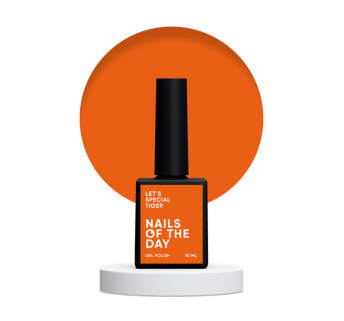 Гель-лак Nails Of The Day Lets Special Tiger морковный. 10 мл (4827450062688)